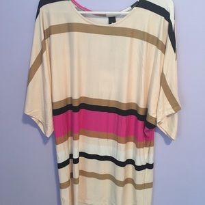 Vintage stripe print Agnes & Dora Dolman shirt
